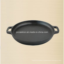 Preseasoned Cast Iron Pizza Griddle Pan From China